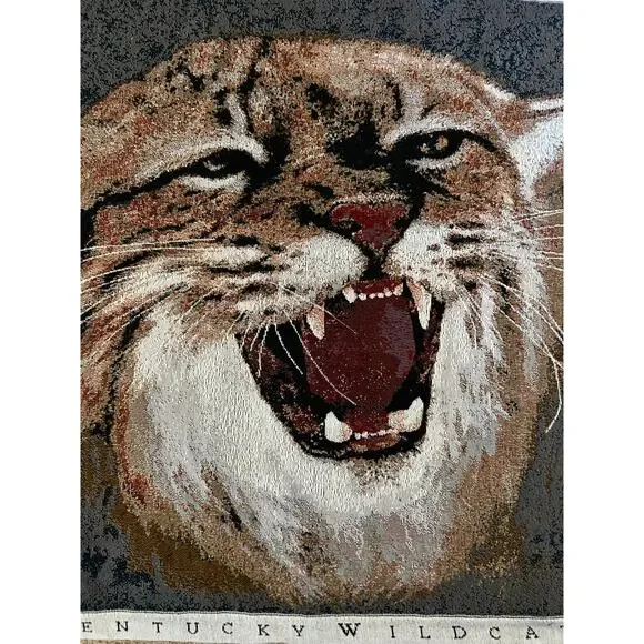 Mitchell Tolle Kentucky Wildcat wall hanging tapestry The Ky Wildcat - Picture 6 of 9